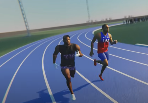 Is NFL star Tyreek Hill faster than Noah Lyles? 3D Simulation shows how a race between the two could go