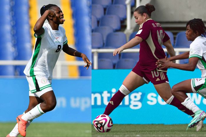 Nigeria's Falconets defeated Venezuela 4-0 to qualify for the knockout stages of the FIFA U-20 Women's World Cup.
