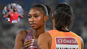 Noah Lyles celebrates 'greatest rookie season' amid rising track star's third-place finish at Zurich Diamond League