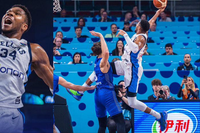 Nigerian Freak Giannis Antetokounmpo dominates with 37 Points as Greece defeats Israel to book a quarterfinal spot at EuroBasket.