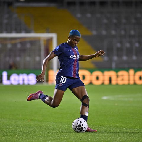 Super Falcons Captain Rasheedat Ajibade makes her debut as a substitute in PSG's 1-1 draw with Lens.