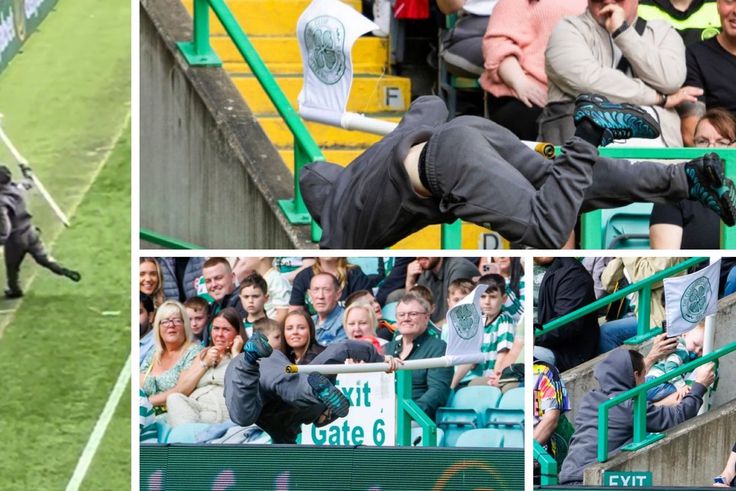 Manchester United Legends Match Overshadowed By Corner Flag-Stealing Fan