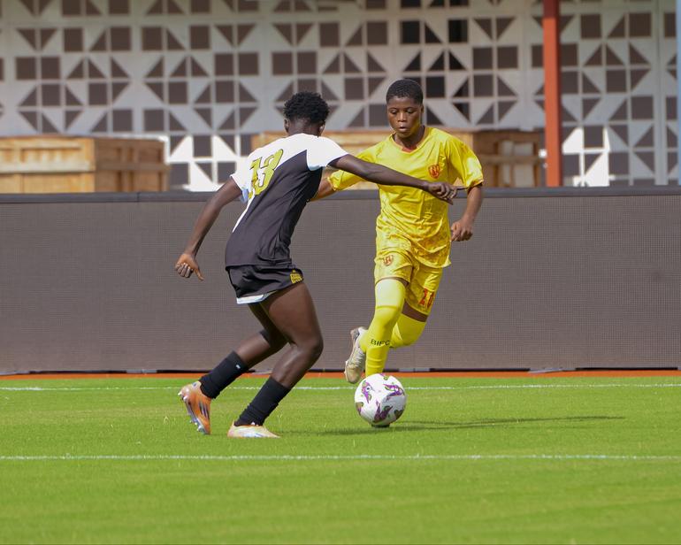 Adegbuyi on the move.
