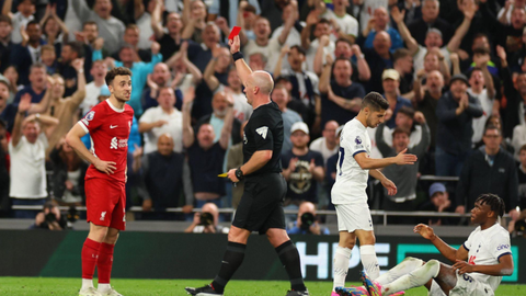 Diogo Jota's red card against Tottenham was a mistake — Premier League admits