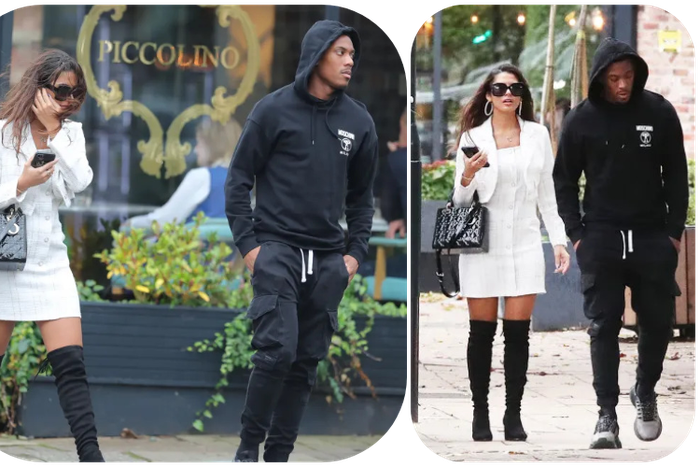 Man United star Anthony Martial seen with a strange lady