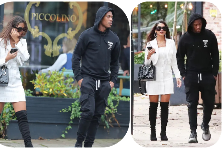 Man United star Anthony Martial seen with a strange lady