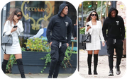 Man Utd star Anthony Martial seen leaving restaurant with stunning mystery woman