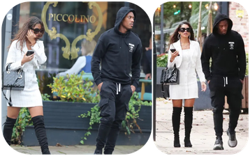 Man Utd star Anthony Martial seen leaving restaurant with stunning mystery woman