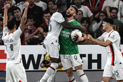 Olivier Giroud kept a clean sheet in Genoa vs Milan || Image credit: Imago