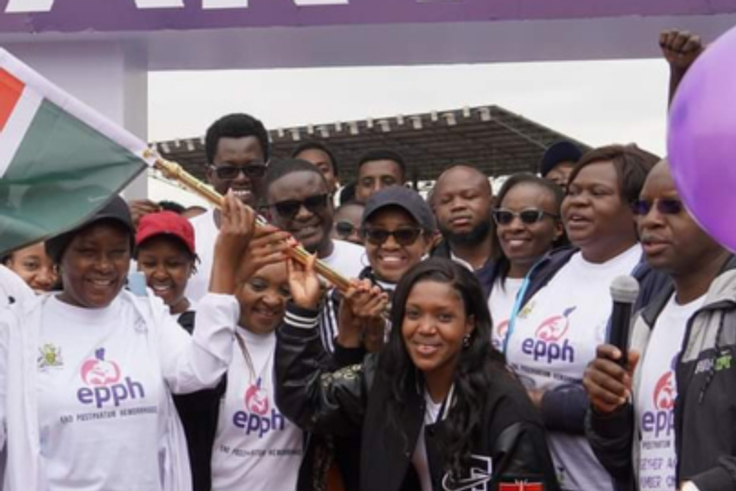 Faith Kipyegon joins calls to raise awareness for postpartum hemorrhage