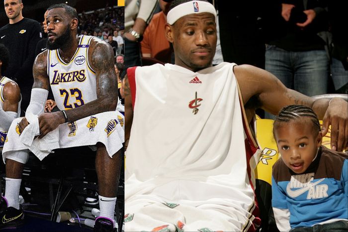 In an NBA pre-season game, LeBron James and his son Bronny made history as the Lakers lost to the Suns.