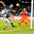 Napoli leave top spot open for Milan on derby night