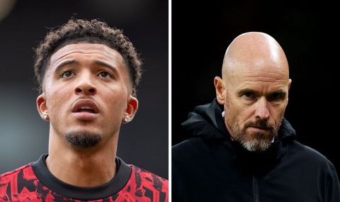 Jadon Sancho REMOVED from Man Utd Whatsapp group as war with Ten Hag rages on