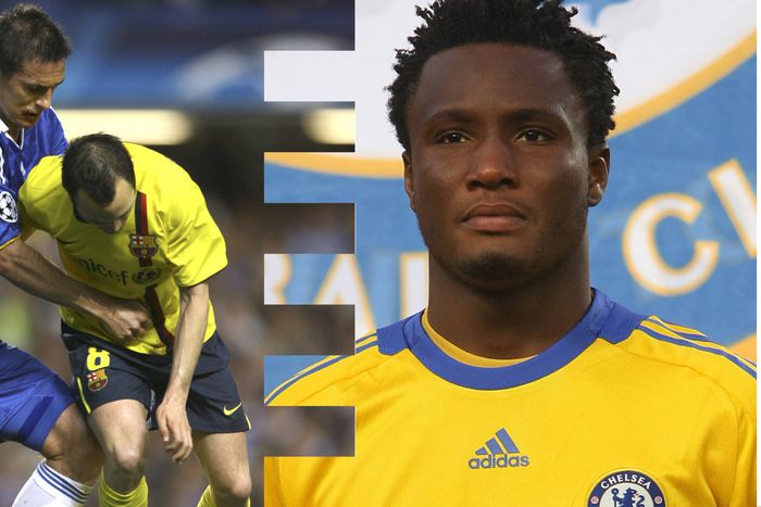 Mikel Obi and Frank Lampard talk about Iniesta's goal and referee Ovrebo as Barcelona knocked out Chelsea in 2009 Champions League - Imago