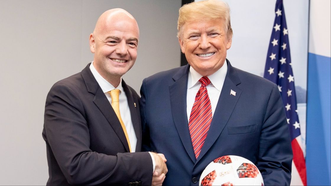 FIFA President Gianni Infantino congratulates Donald Trump on US election victory