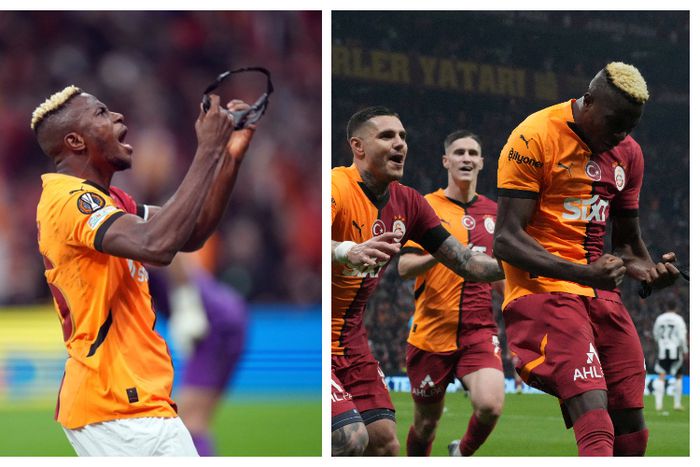 Osimhen makes statement with stunning brace