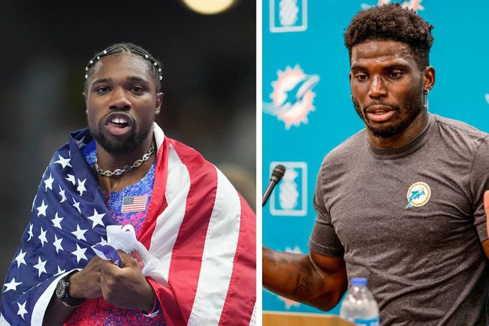 Noah Lyles vs Tyreek Hill