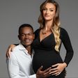 Super Eagles of Nigeria legend Obinna Nsofor shows off new photos with Anastasija Radi ahead of the baby's arrival.