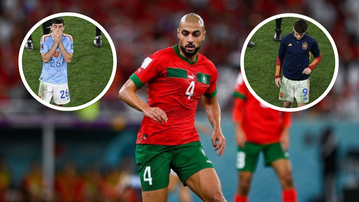 Morocco's Amrabat trolls Spain's Gavi and Pedri