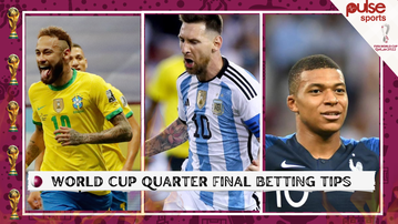 Sportybet odds for the World Cup Quarter final games.