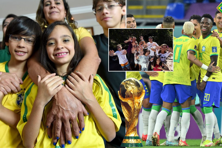 Meet the incredible family with 12 fingers each supporting Brazil at the World Cup
