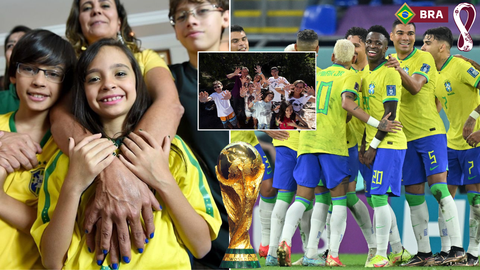 Meet the incredible family with 12 fingers each supporting Brazil at the World Cup