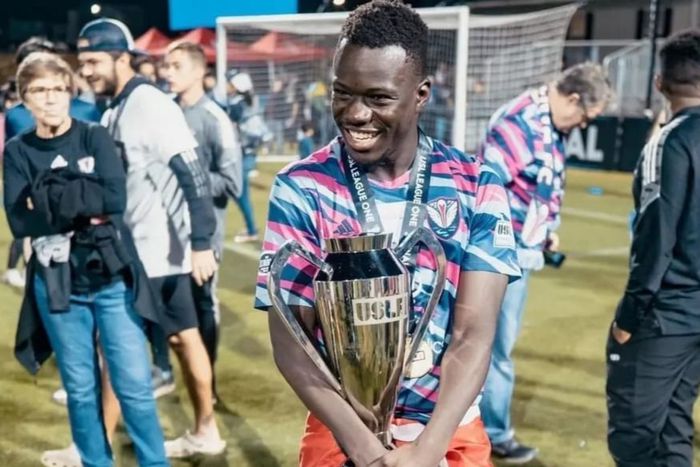 Kenyan midfielder Tobias Otieno.