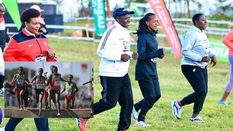 Faith Kipyegon explains why budding athletes should embrace running barefoot