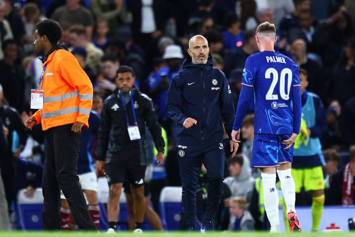 Cole Palmer and Enzo Maresca