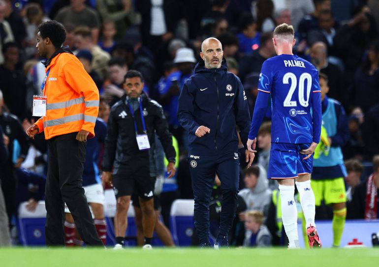 Cole Palmer and Enzo Maresca