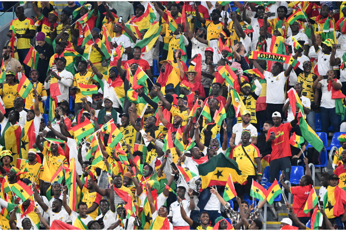 Ghanaian fans at the 2022 FIFA World Cup in Qatar |Pulsesports.ng
