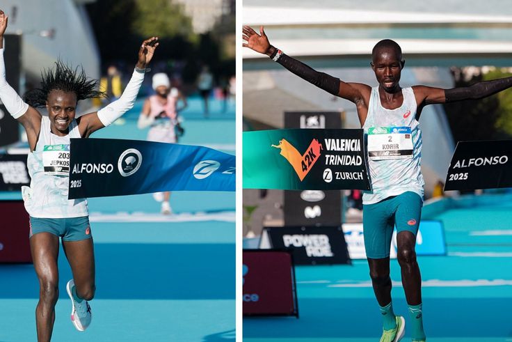 Valencia Marathon: Kenyans Assert Authority as John Korir and Joyciline Jepkosgei Claim Top Honours