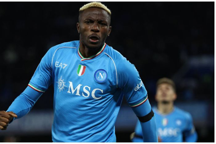 Napoli's Victor Osimhen had a stellar 2023 but was not included in the FIFPRO XI