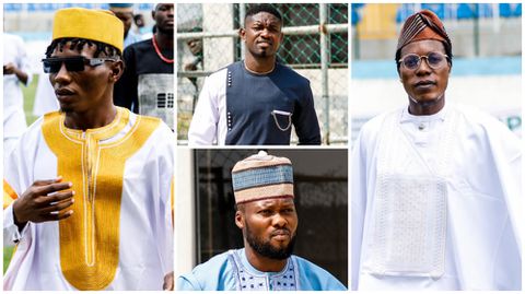 [Pictures]: Owambe on Sunday? How Remo Stars dressed to out-Shine Akure Gunners