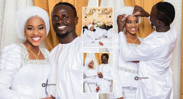 Sadio Mane: Reactions as Beautiful photos of Senegal star and his wife Aisha Tamba emerge