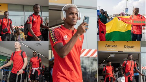 Super Eagles AFCON opponents Guinea-Bissau arrive Cote d’Ivoire