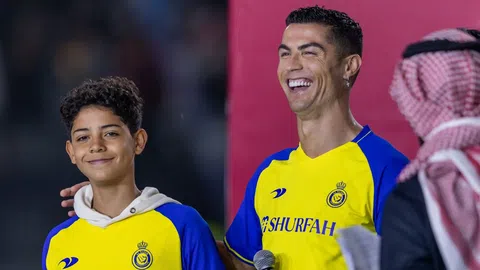 If he's hungry - Cristiano Ronaldo responds to question about eldest's son's football career