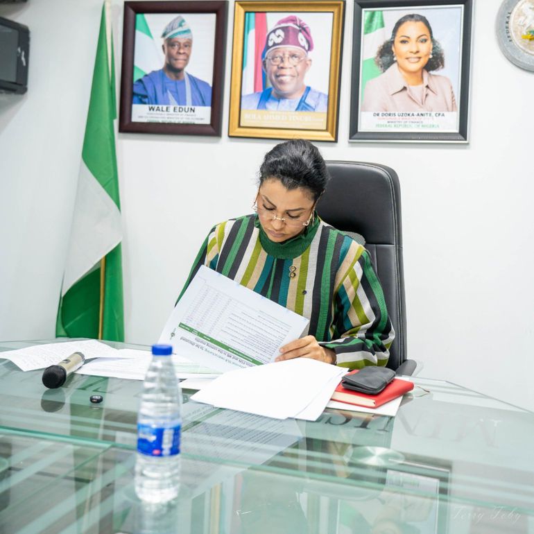 Minister of State for Finance, Hon. Dr. Doris Nkiruka Uzoka-Anite