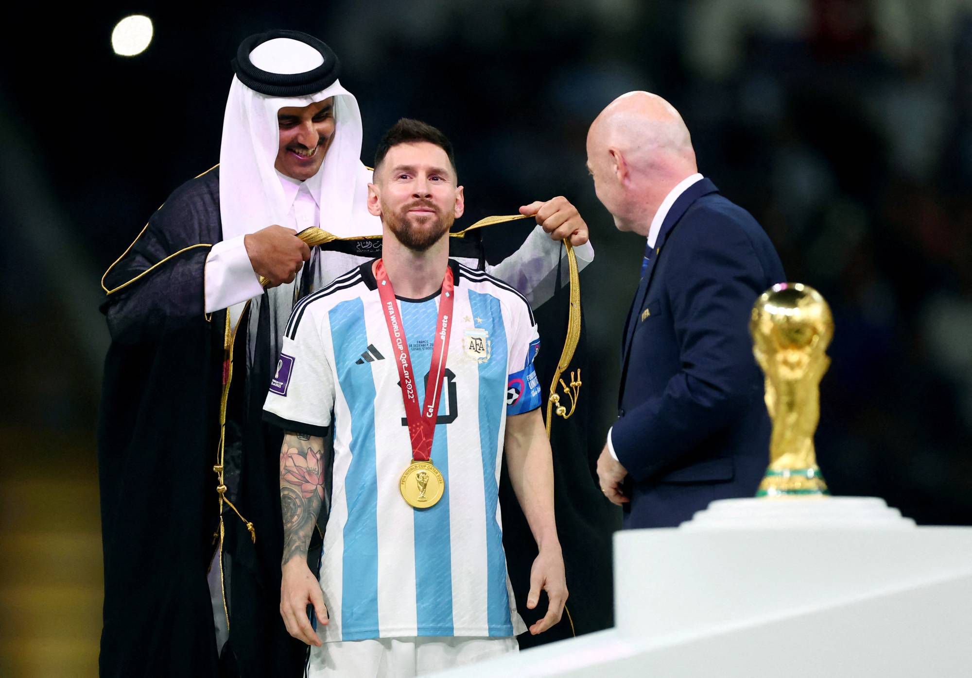 Messi completed football when he won the World Cup