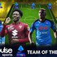 Osimhen, Aina lead Team of the Week