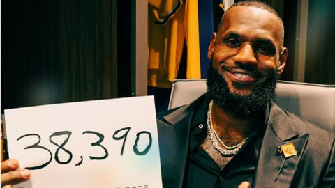 LeBron James reiterates G.O.A.T claim after breaking NBA all-time scoring record