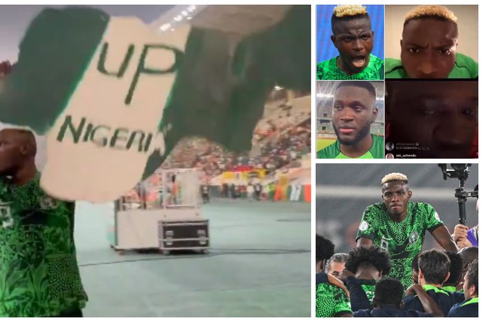 Victor Osimhen and Victor Boniface during the exchange on IG.