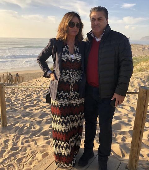 Jose Peseiro wife and daughter