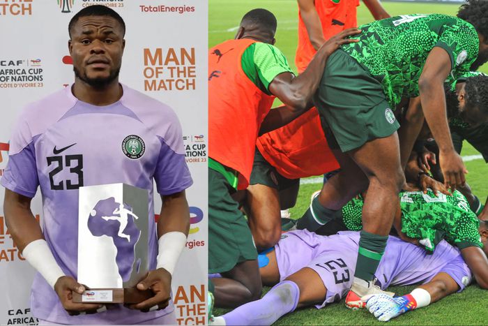 Super Eagles goalkeeper Stanley Nwabali named Man of the Match hails teammates for penalty AFCON heroics against South Africa