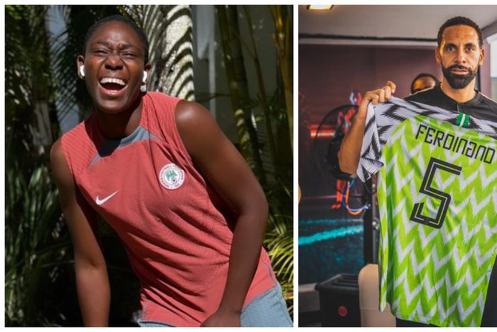 Asisat Oshoala has called on Rio Ferdinand to make Stanley Nwabali to Manchester United a reality.
