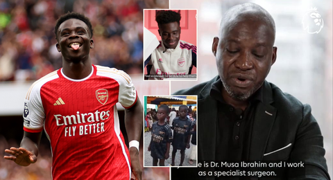 Bukayo Saka sends heartwarming letter to Nigerian doctor after funding 120 life-changing operations in Kano