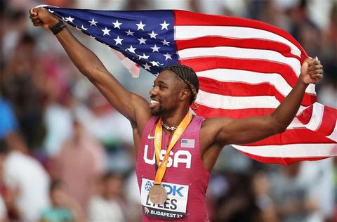 Noah Lyles wins hearts following mature response to concerning comment from fan