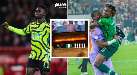 Saka, Solanke lead Nigerians in diaspora to celebrate Super Eagles win over South Africa