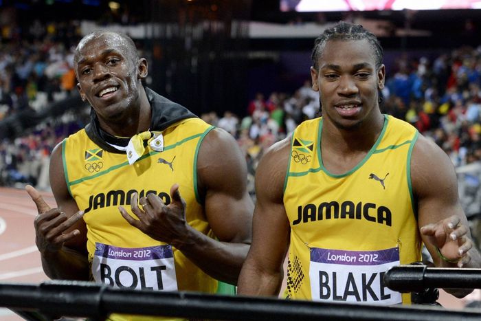 Usain Bolt and Yohan Blake
