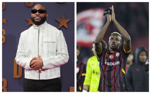 ‘My GOAT’ - Davido calls Super Eagles star Victor Osimhen the greatest of all time